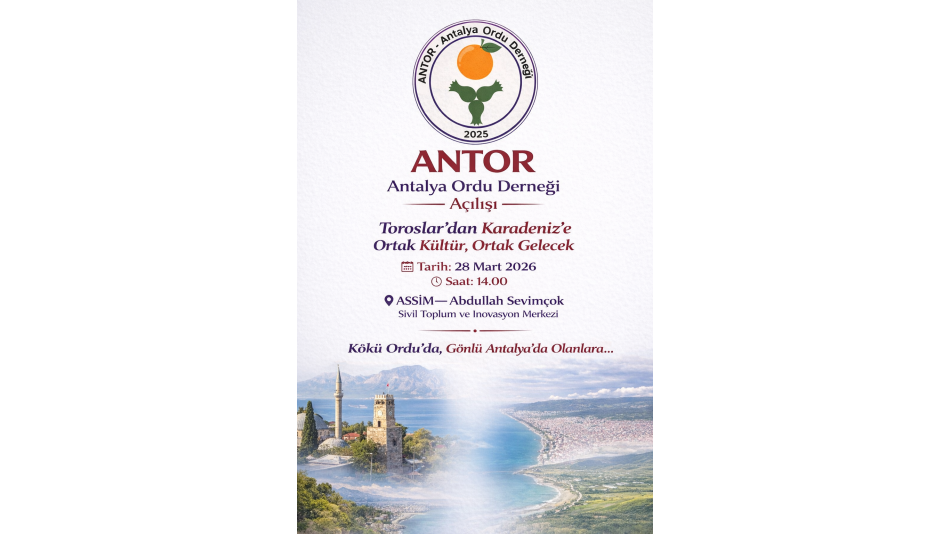 DERNEK AÇILIŞIMIZ VE İLK GENEL KURUL AFİŞ VE GÖRSELLERİ